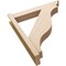 Ekena Millwork 6-in W x 32-in D x 36-in H Funston Trad Rough Cedar Woodgrain TimberThane Outlooker, Primed Tan OUTUR060X32X36FST04RCPR - alternate 4